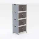 Classroom Bookshelf Book Shelves for Living Right 45 Degree View