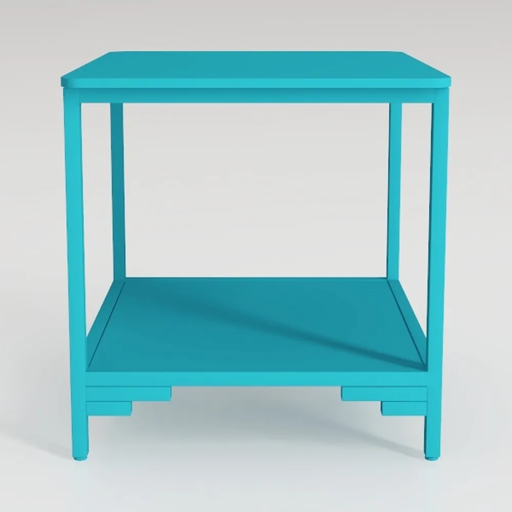 Hdpe Outdoor Adirondack Side Table, Wooden