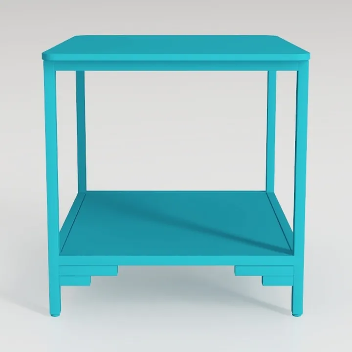 Hdpe Outdoor Adirondack Side Table, Wooden