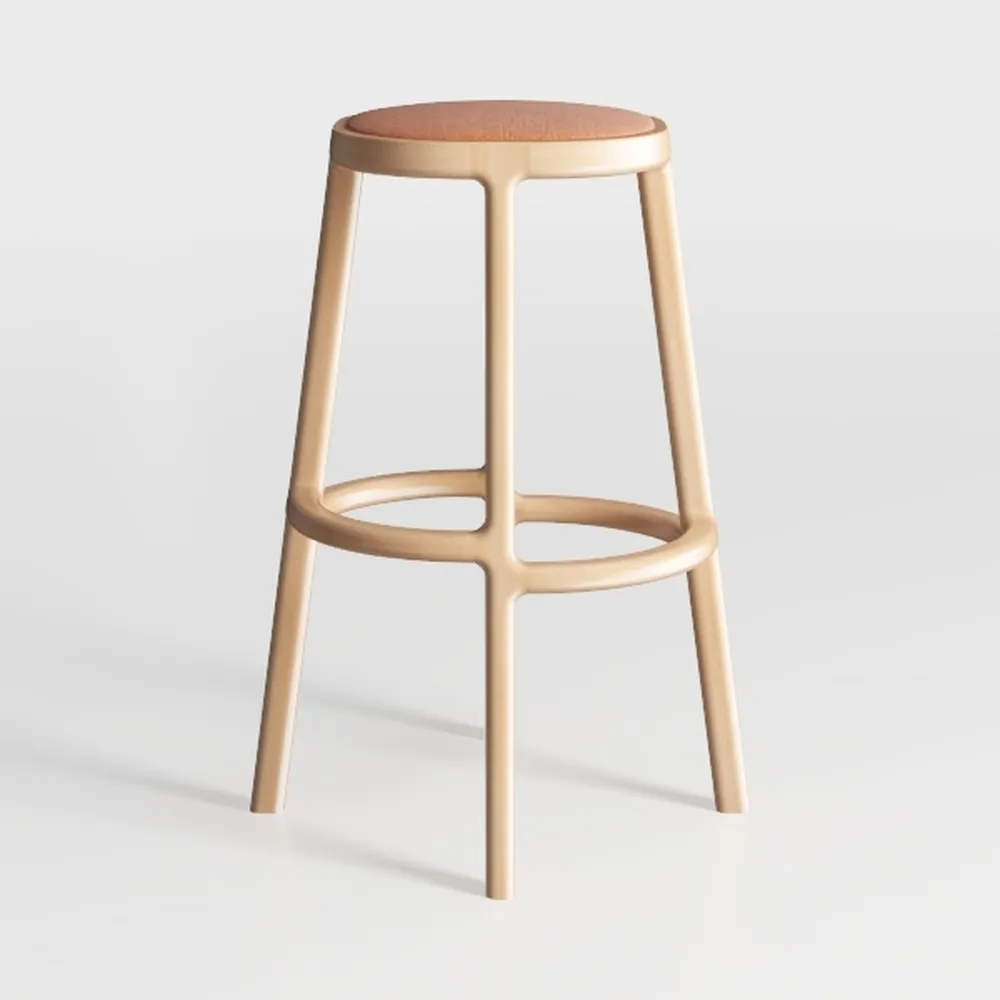 29 in. Bali Swivel Stool in Natural