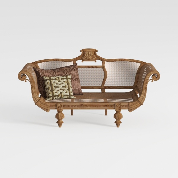 Lutyens Teak Bench, Natural, 6'