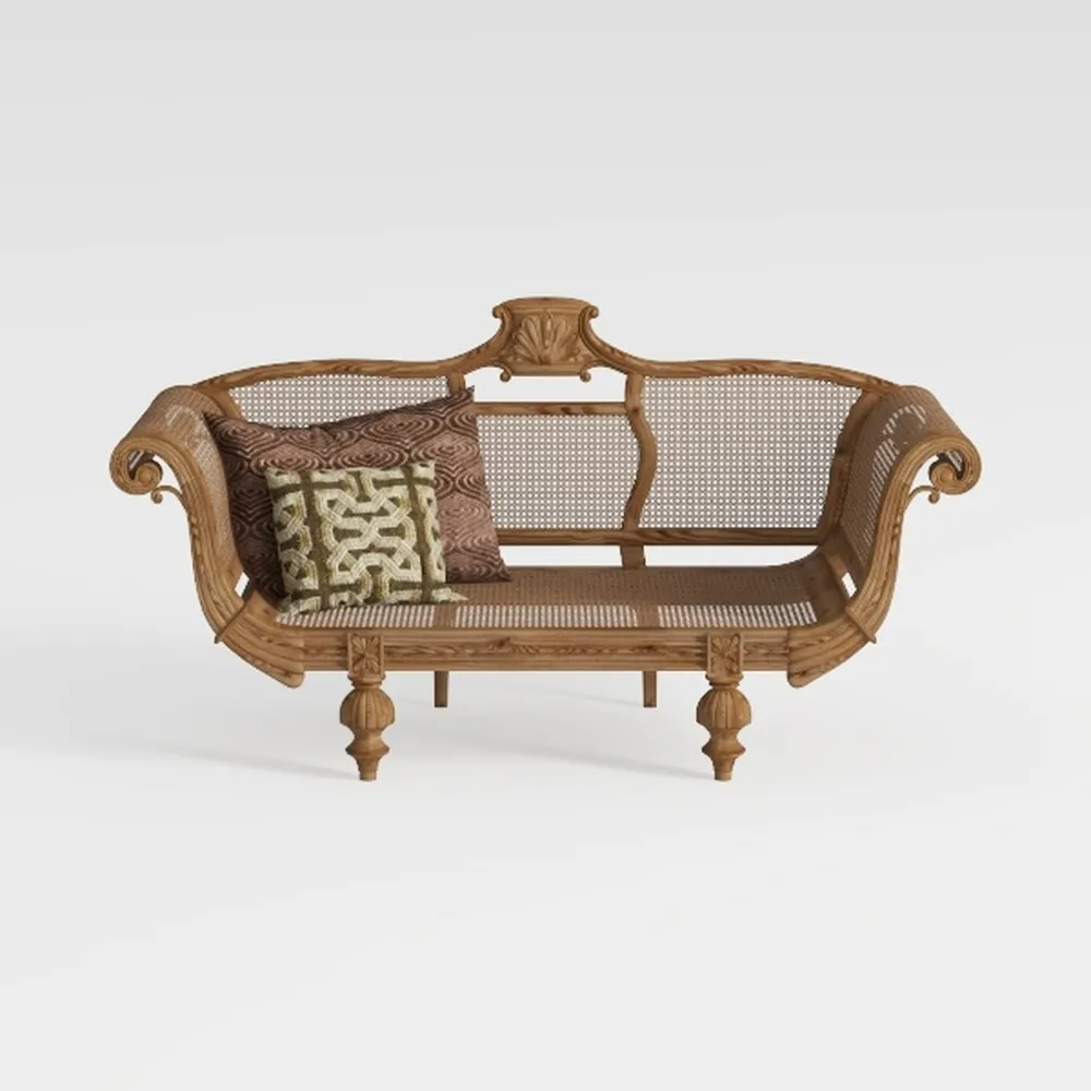 Lutyens Teak Bench, Natural, 6'