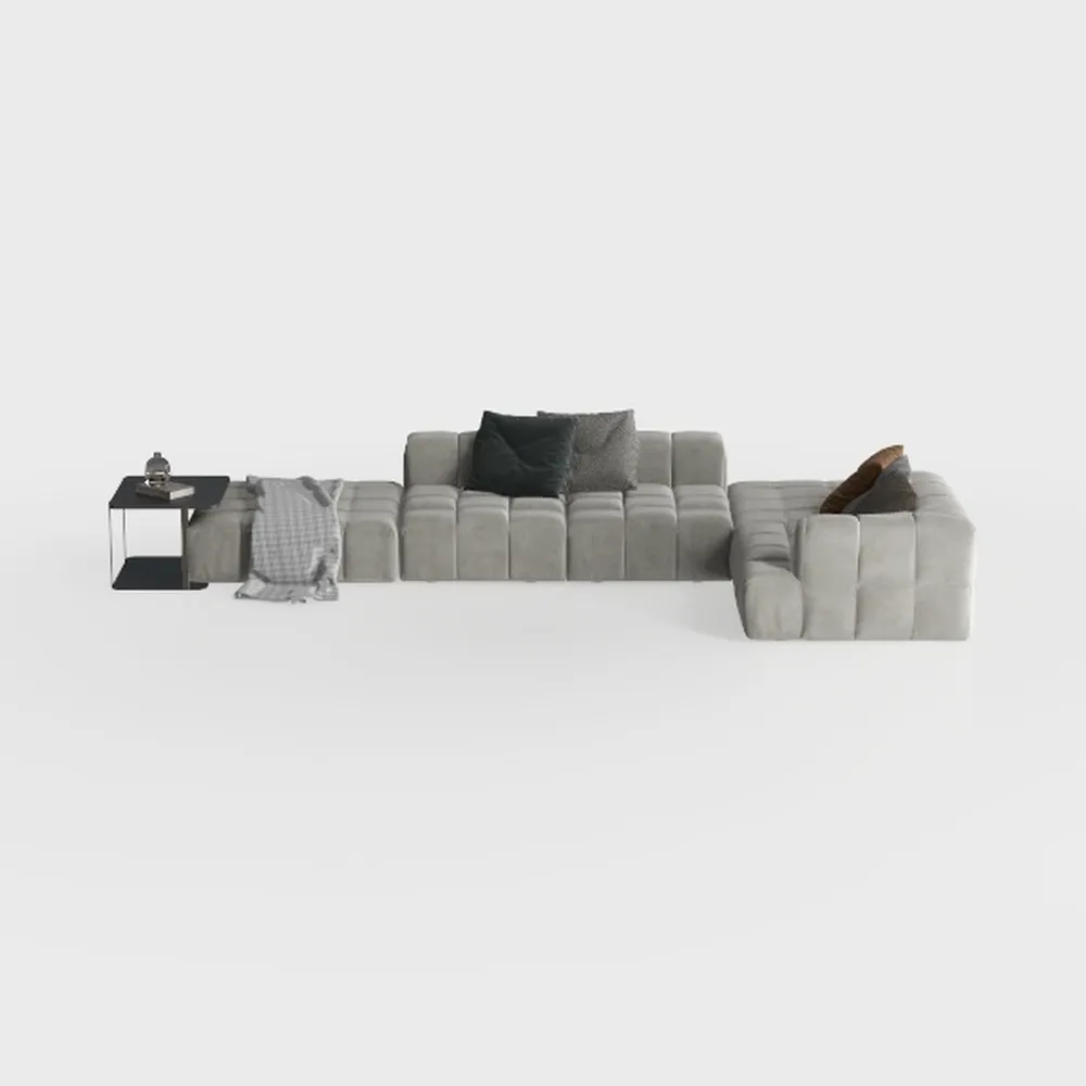ZeHuoGe L-Shaped Sectional Couches for Living Room