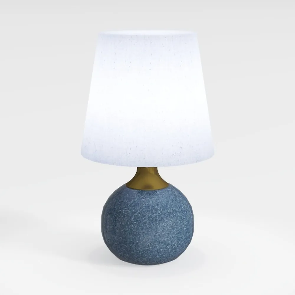Theisseil Boho Ceramic Bedside Table Lamp for