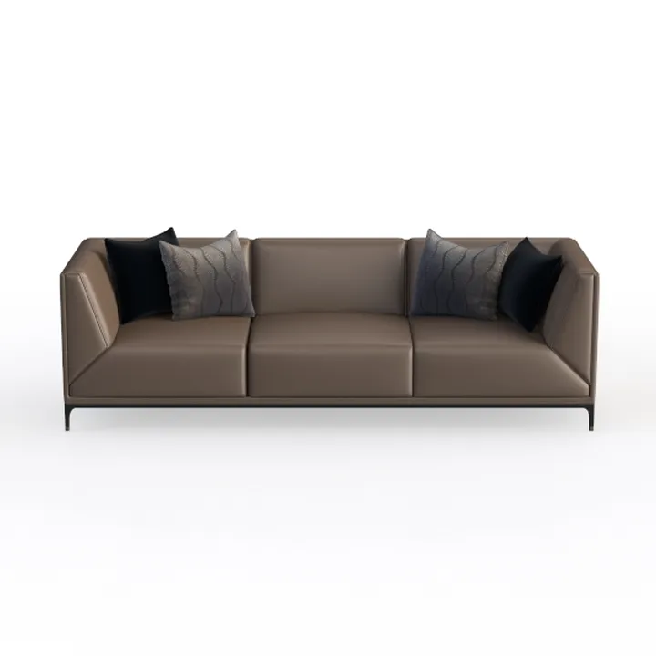 Armen Living Serenity 79" Fossil Gray Velvet Sofa 