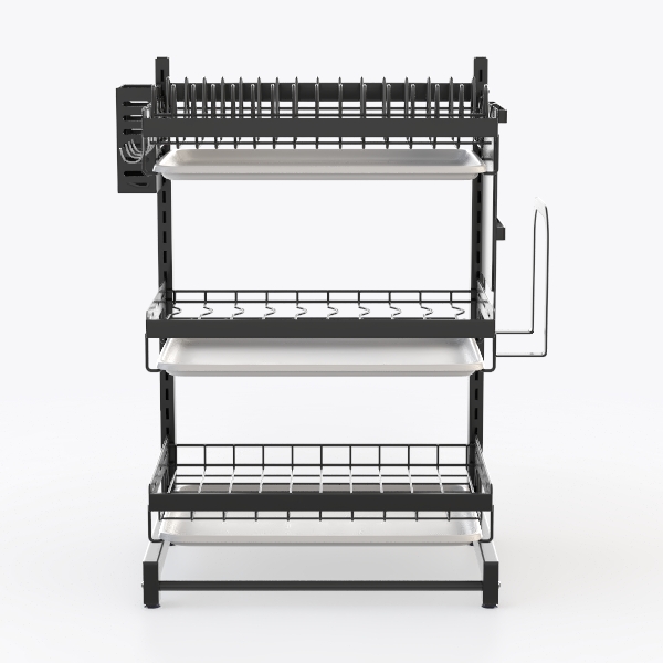 5-Tier Metal Wire Shelving with Wheel Casters, 750