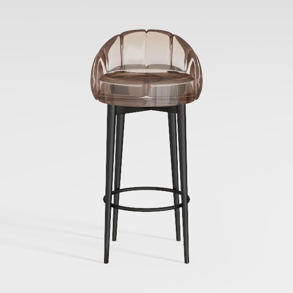 Lottech 38 in. Brown/Black Stainless Steel 30 in.