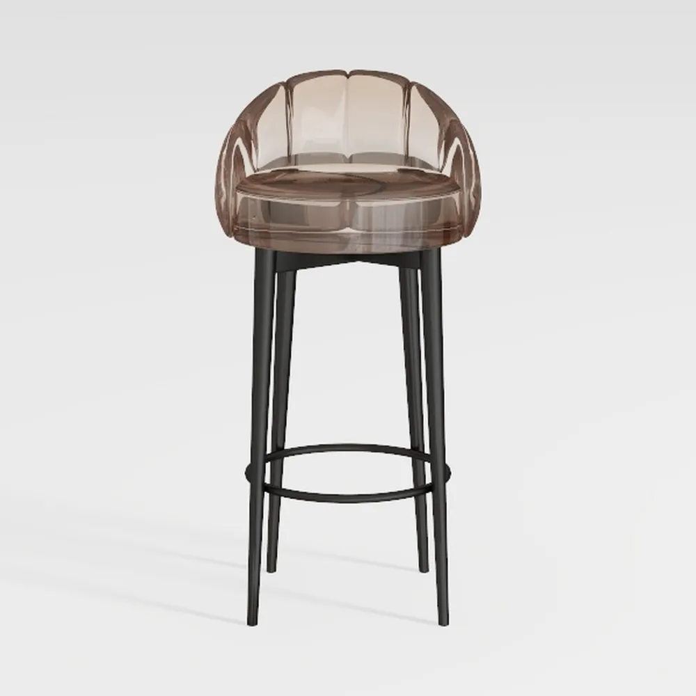 Lottech 38 in. Brown/Black Stainless Steel 30 in. 