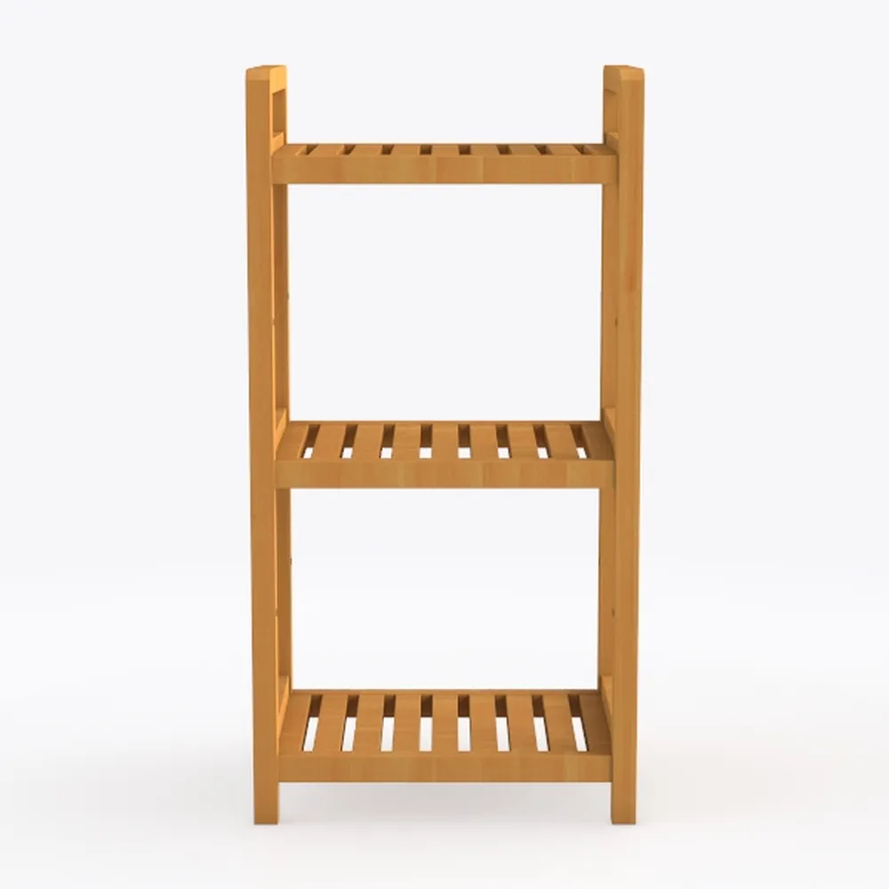 3-Tier Bamboo Freestanding Shelf Unit,