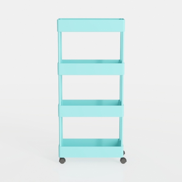 LEHOM 5.1&quot; Slim Storage Cart - 4 Tiers Bathroom