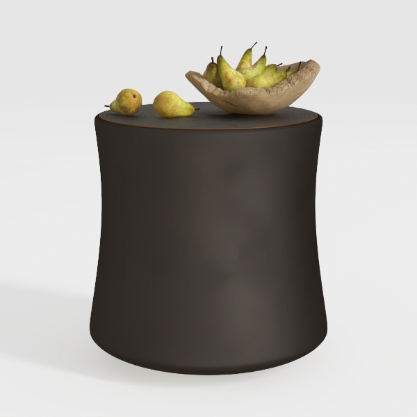 Uttermost Bongo Black Rattan Side Table 22899