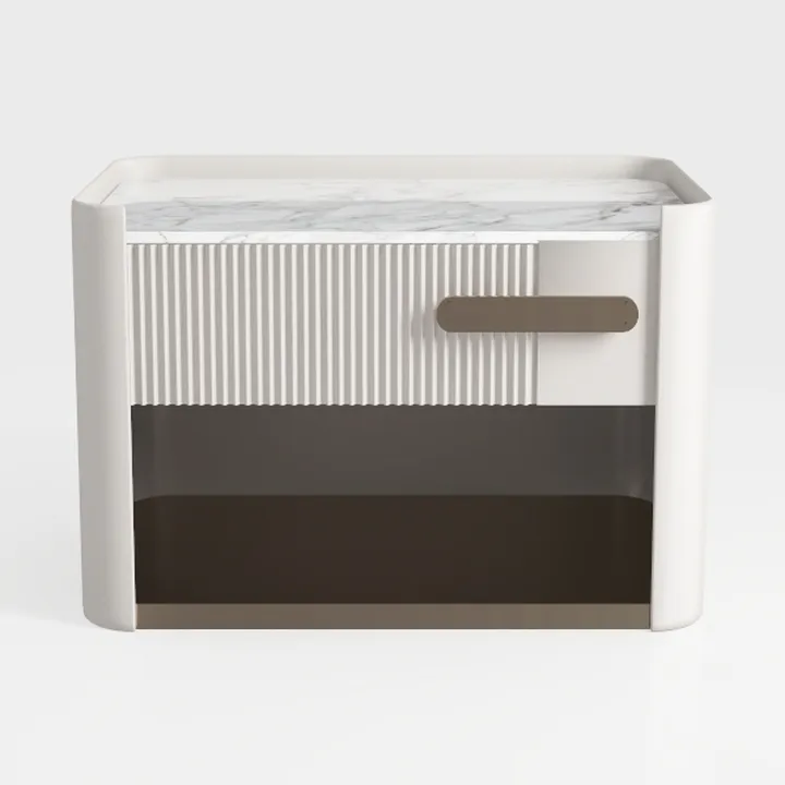 SICOTAS Night Stand Nightstand with Drawer Storage