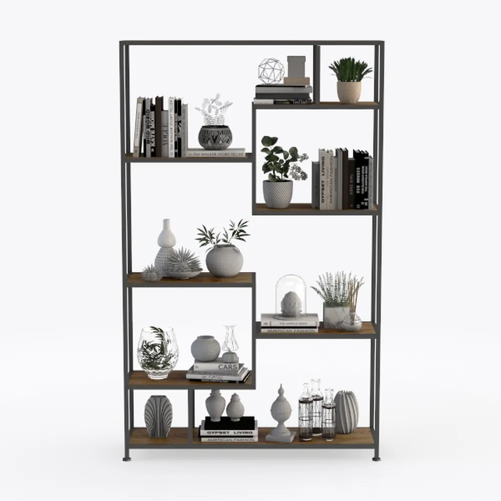 GILLAS 5 Tier Corner Shelf Stand, Freestanding