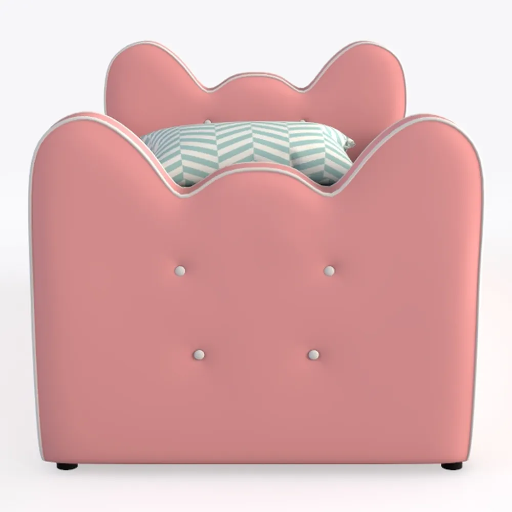 Divano Letto Pigro con 2 Cuscini, Divano Letto reclinabile Regolabile in 5 Posizioni, Tessuto Tecnico, Non c'è Bisogno di usarlo Contro Un Muro per Giocare e Giocare (Marrone, 90 * 130 cm)