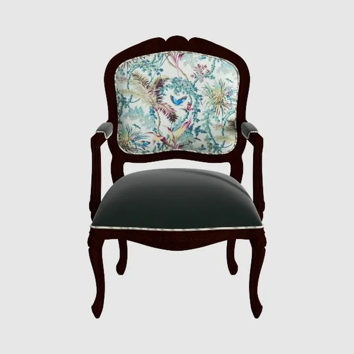 Home Square 2 Piece Casters Captains Chair Set in