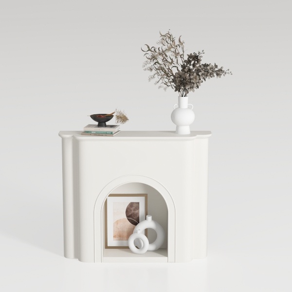 decorative fireplace-Creamy Home