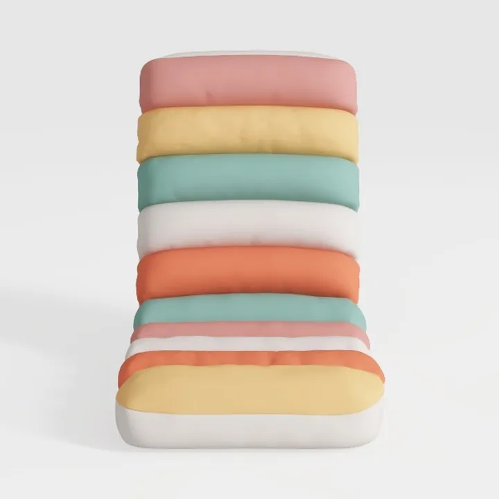 Lzyjck Sedia da Pavimento con Supporto per la Schiena Sedia da Pavimento Portatile Sedia da Pavimento Regolabile Sedia da Pavimento Lazy Sofa per Balcone Lettura Camera da Letto,Bianca