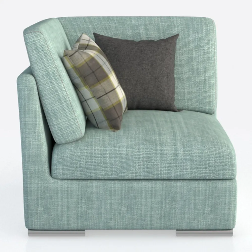 Morden Fort Corduroy 1PC Armless Chair for Oversiz