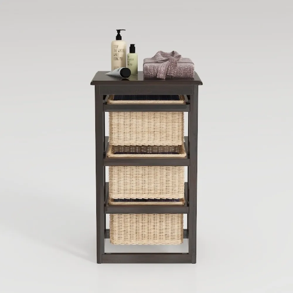 Nightstands Set of 2, Night Stand with Charging