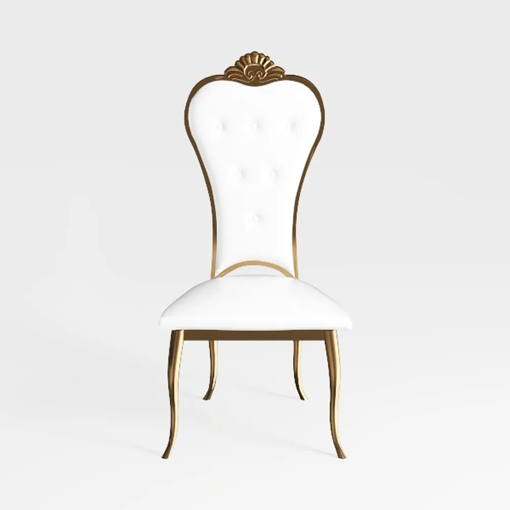 Goujxcy Dining Chair Set of 2, Leatherette Dining