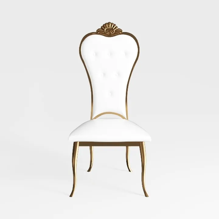 Goujxcy Dining Chair Set of 2, Leatherette Dining