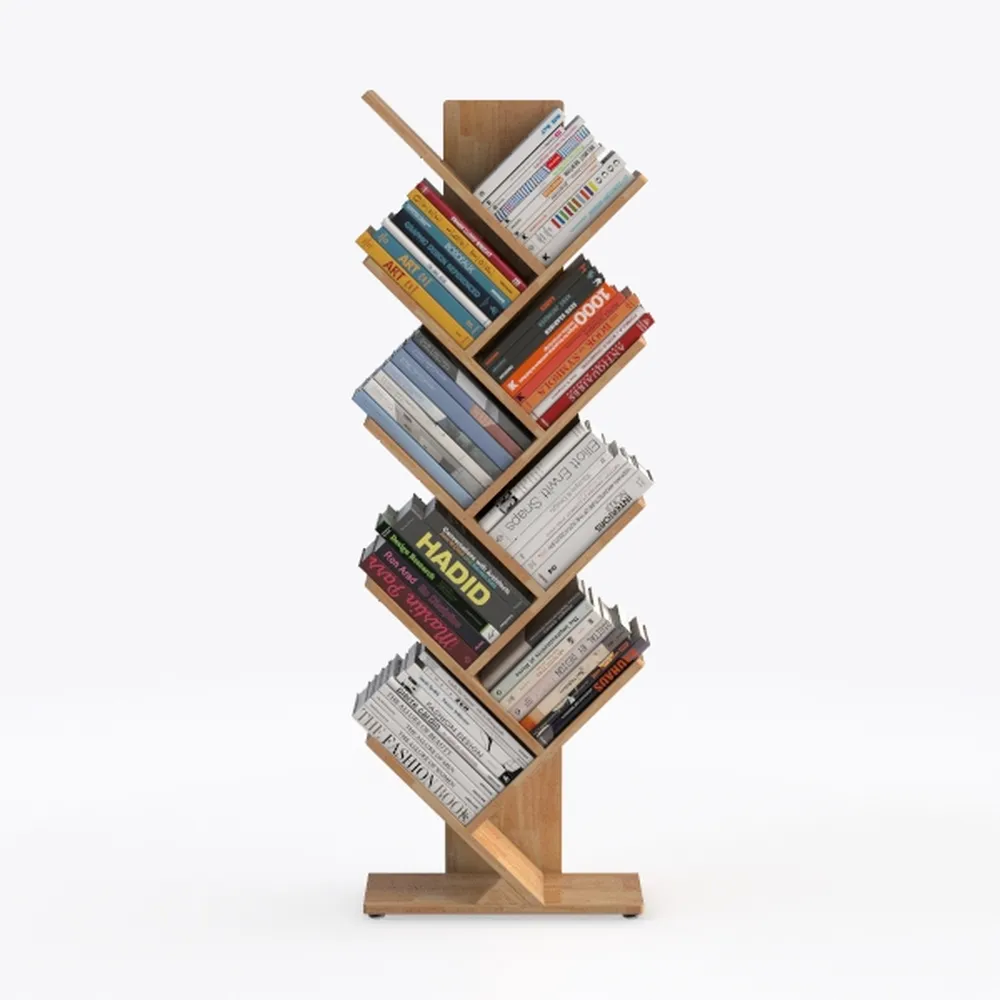 VASAGLE Tree Bookshelf, 9-Tier Bookcase, Large