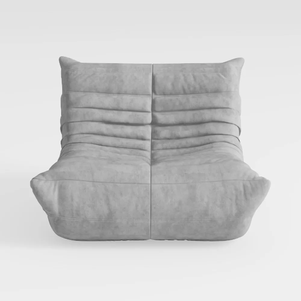 Lazy Floor Sofa Couches, Fireside Chair, Teddy Vel