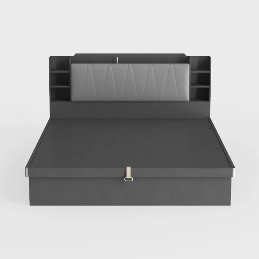 Metal Full Size Daybed with Trundle, Storage Cabin