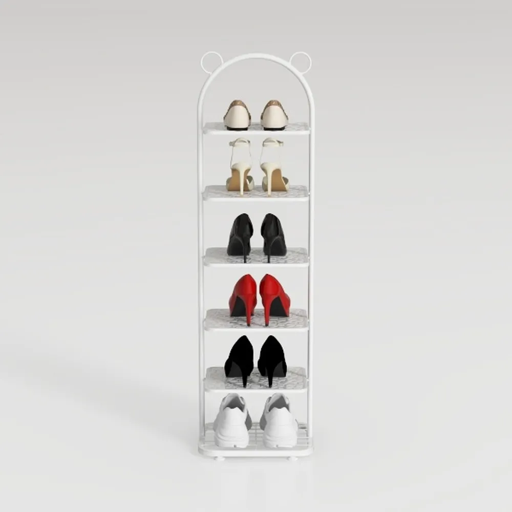 7 Tier Rotating Shoe Rack, High Bottom Design Rota