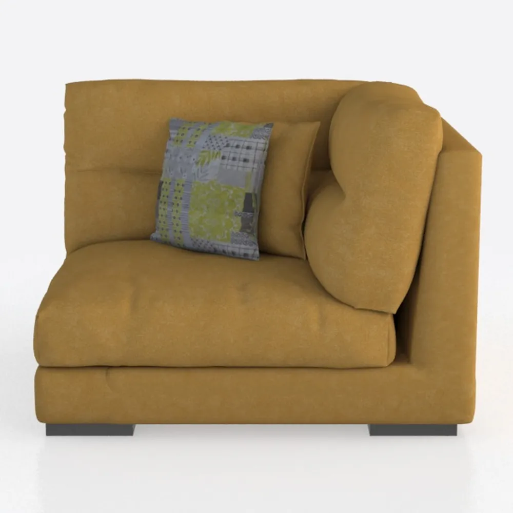 79.50 inches Long, Corduroy Sofa Fabric, with Thre