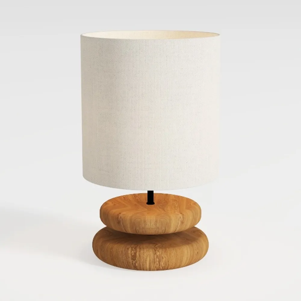 DOITOOL Table Lamp Base Modern Bedside Light for 