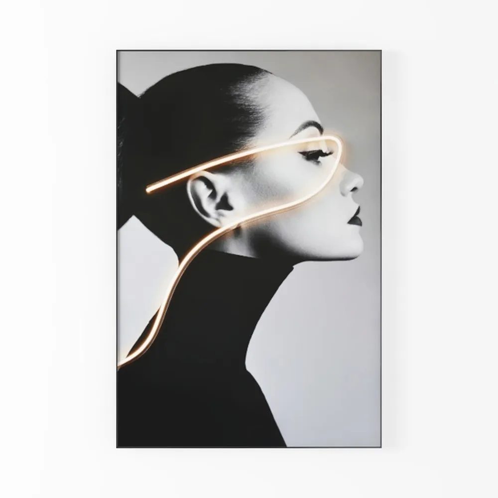 Paimuni Elegant Woman Canvas Wall Art for Living