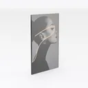 Paimuni Elegant Woman Canvas Wall Art for Living Right 45 Degree View