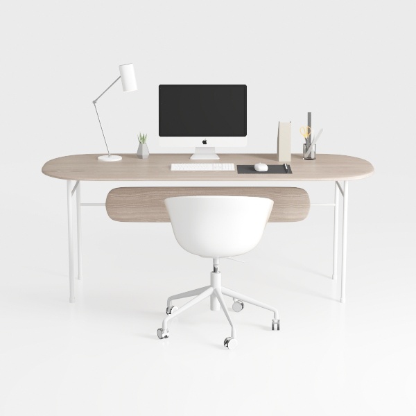 Tribesigns Large Modern Executive Office Desk - Cr