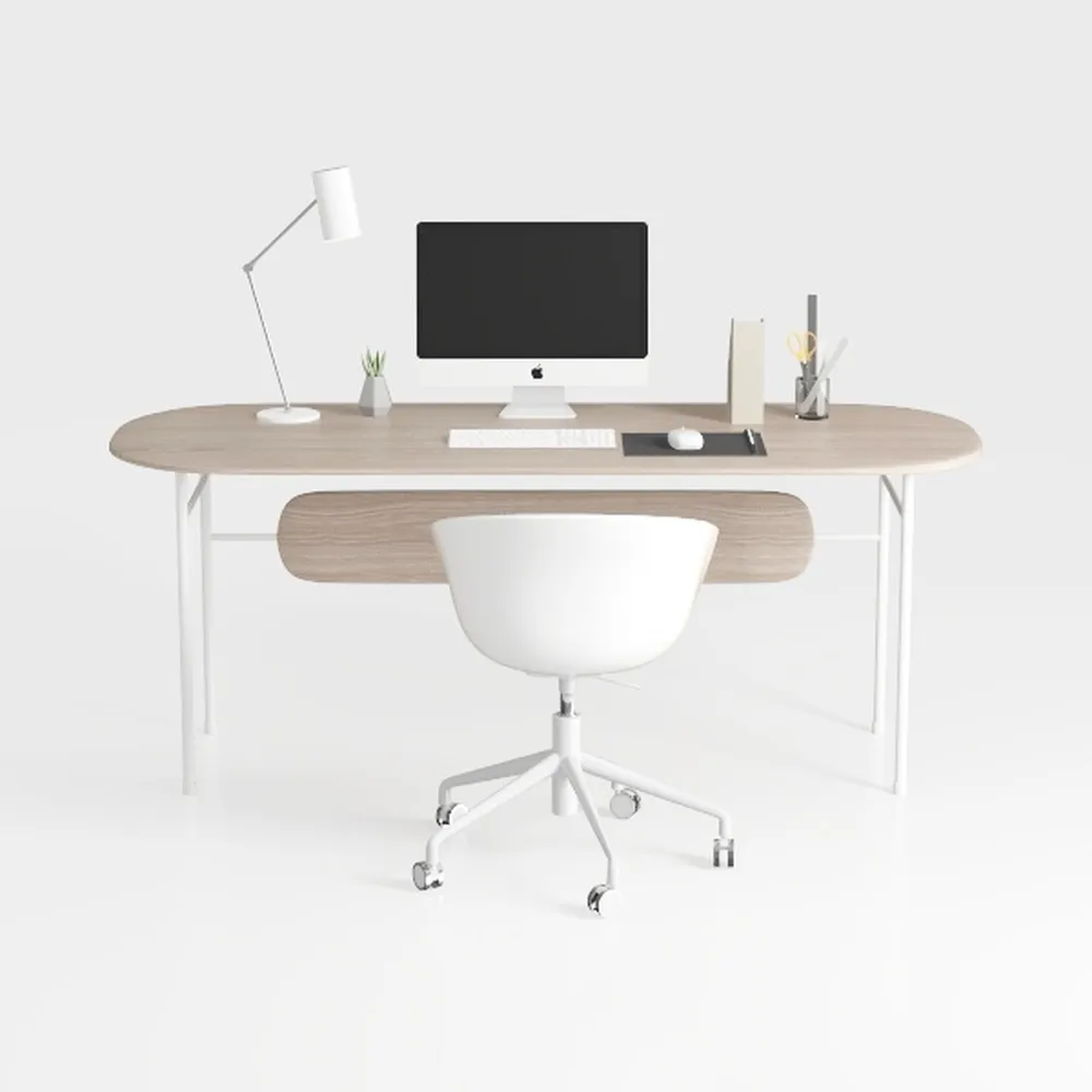 Tribesigns Large Modern Executive Office Desk - Cr