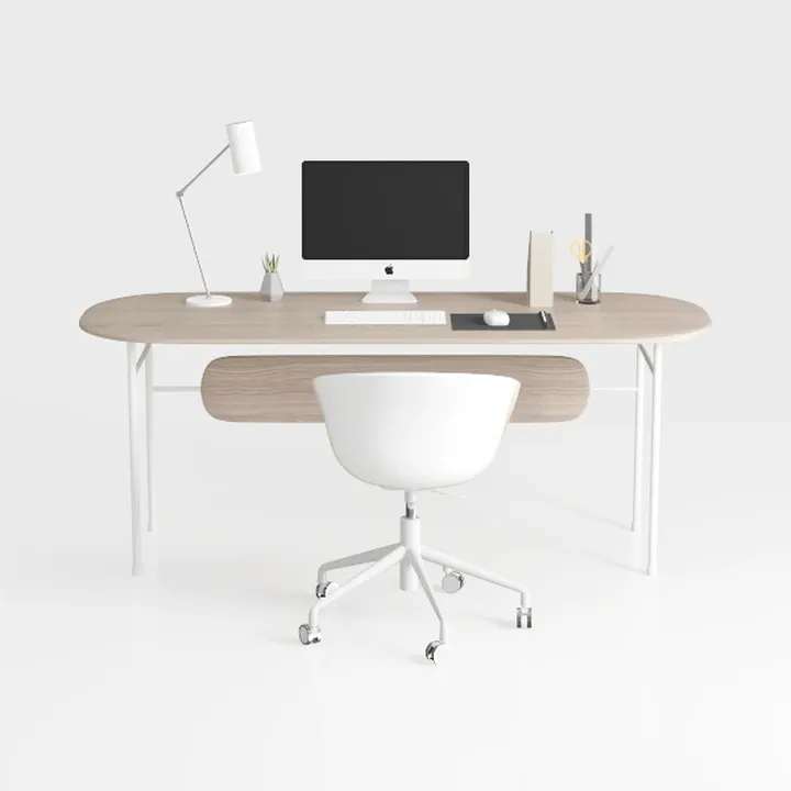 Tribesigns Large Modern Executive Office Desk - Cr