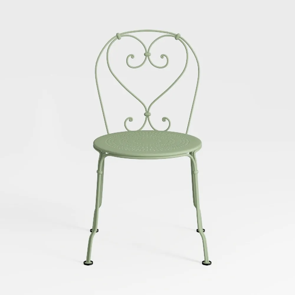 VINGLI Small Vanity Chair with Faux Fur Wheels for