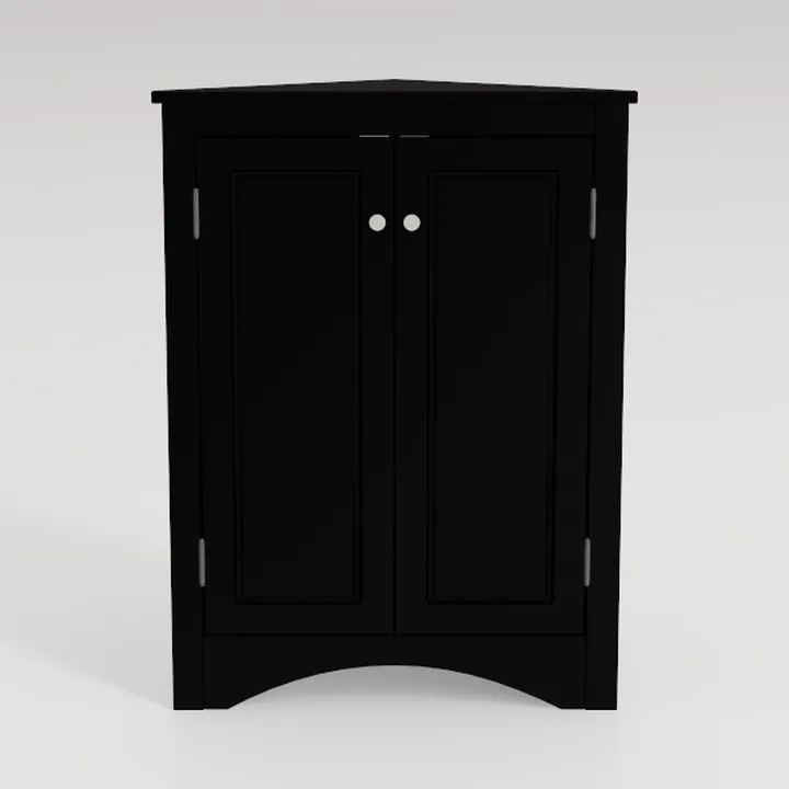 Iwell Bathroom Floor Storage Cabinet with 2