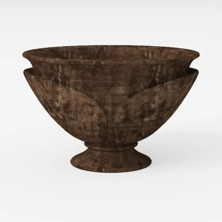 Rusty Ceramic Vase, Wabi Sabi Decorative Pottery