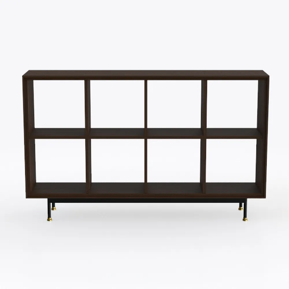 IBF Horizontal Bookshelf, Industrial 5 Cube