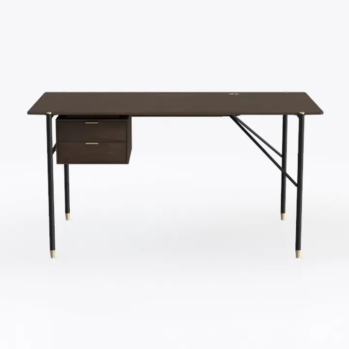 Modway EEI-6284-BLK-WAL Nexus Office Desk, Black W