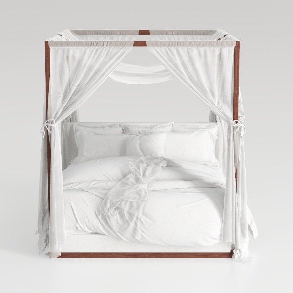 Baxton Studio Primrose Mid-Century Ivory Fluted Wo