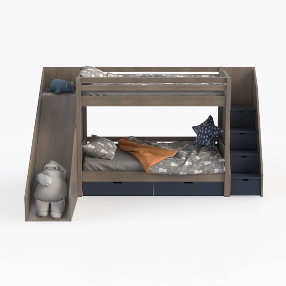 Harper & Bright Designs Loft Bed with Storage Stai