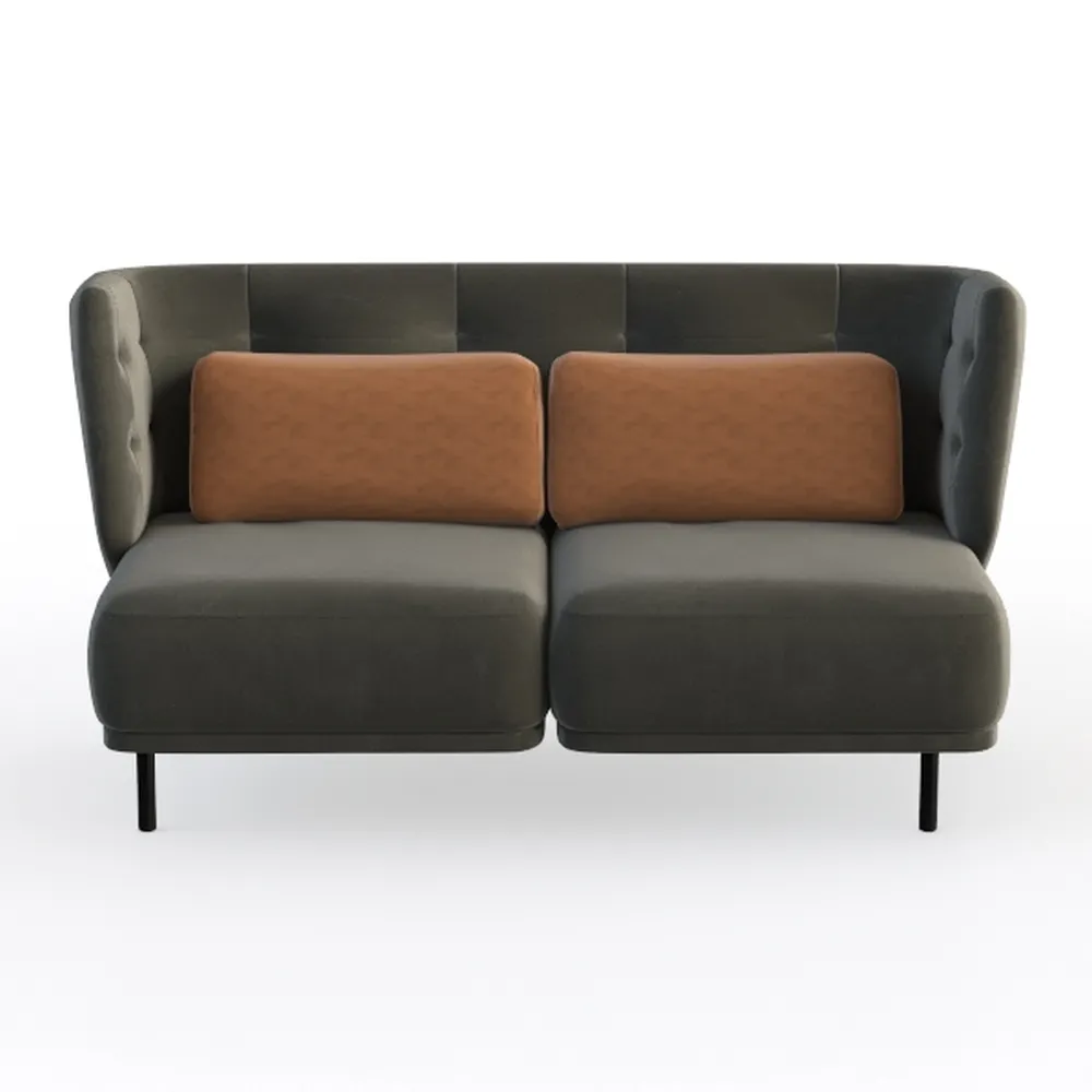 vidaXL Dark Gray Velvet Bench - Sophisticated Mode