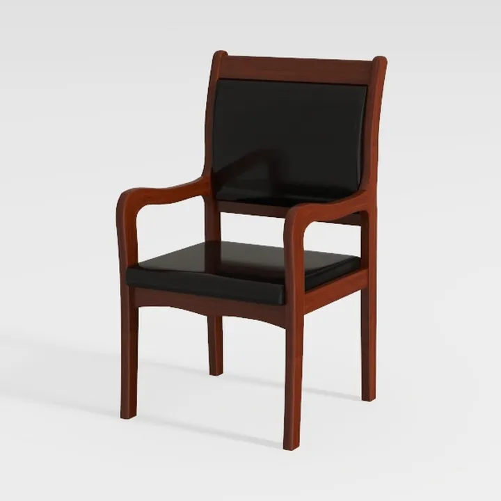 Eurotech Seating Cypress Guest Chair, Cherry/Black