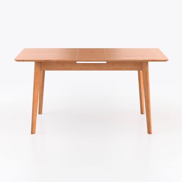 Hymus 100% Solid Oak Wood Desk - Small Writing Des