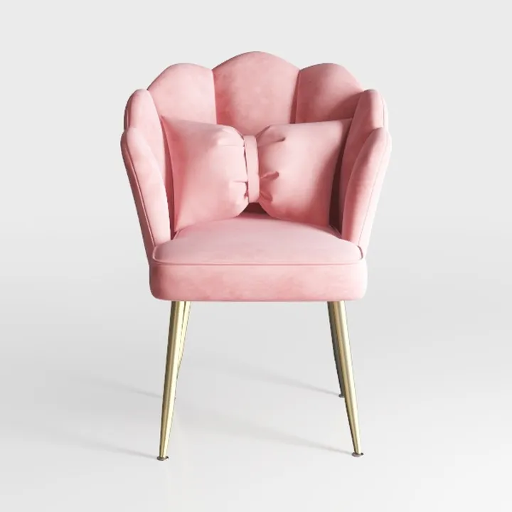 Barrel Dining Room Chairs Set of 6 Modern Velvet