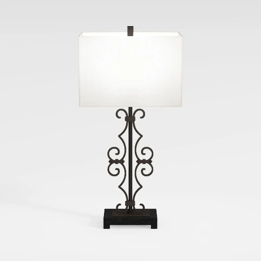 Table Lamp for Bedroom Set of 2 with 2 USB Ports