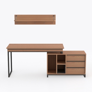 HOMCOM L-Shaped Home Offie Computer Desk with Stor