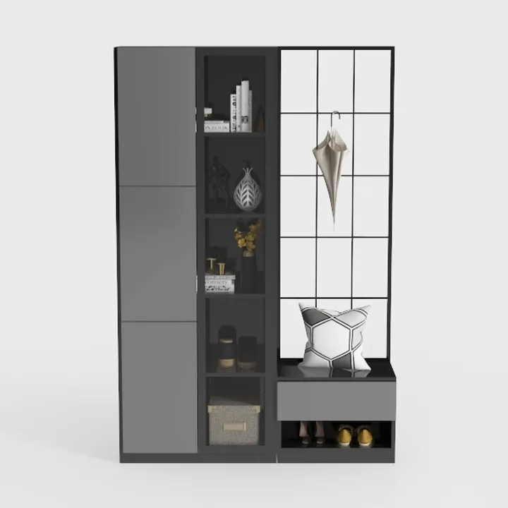 75" Tall Metal Kitchen Pantry Storage Cabinet